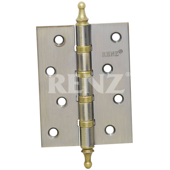 Петля универ. RENZ 100-4ВВ СH CF кофе колпачок