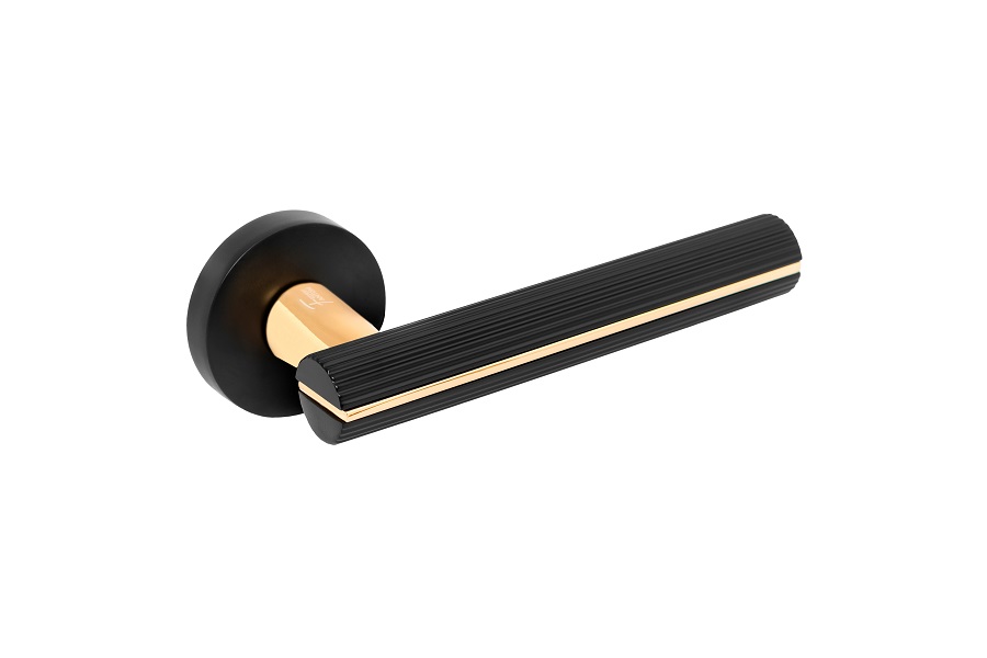 Ручка дверная FANTOM ELEMENTS 116-30 MB/22Gold