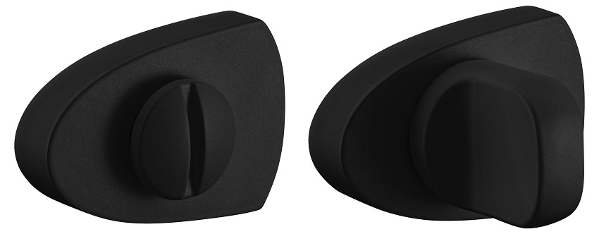 Завертка LUXURY  LUX-WC-UN NERO черный