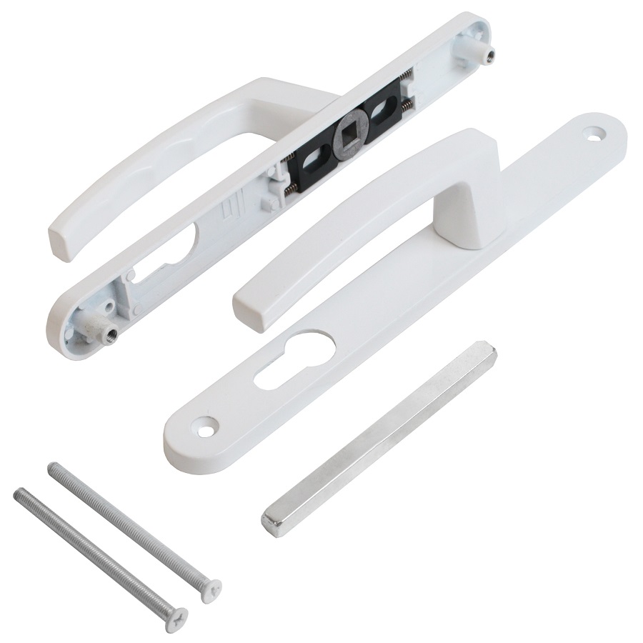 Ручка на планке HS-25/85  Тип-2 Белый 234*25