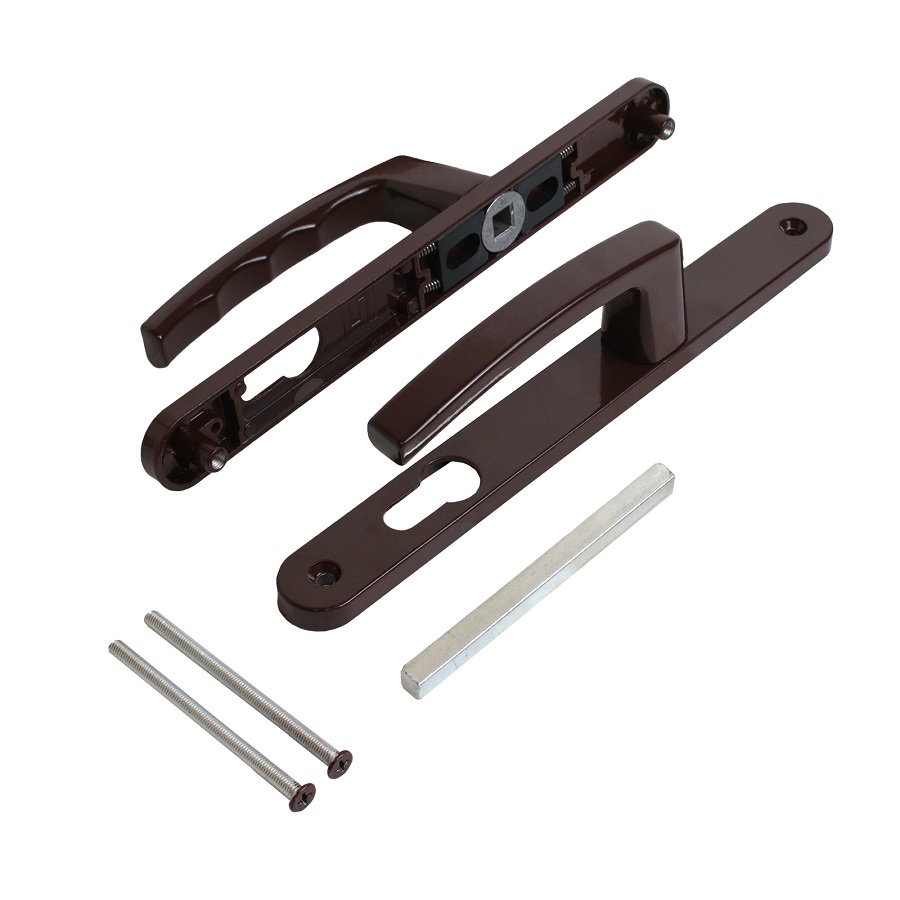 Ручка на планке HS-25/85  Тип-2 Коричневый 234*25