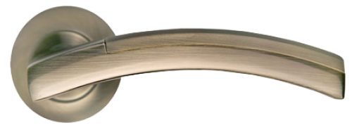 Ручка дверная MORELLI MH-12 MAB/AB матовая античная бронза/античная бронза