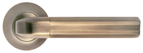 Ручка дверная MORELLI MH-11 MAB/AB матовая античная бронза/античная бронза