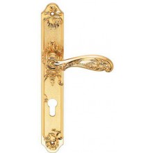Ручка фалиевая GENESIS FLOR S. GOLD (CL) под цилиндр