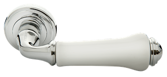 Ручка дверная MORELLI CLASSIC MH-41 PC/W хром/белый