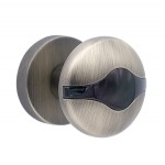 Ручка дверная PIRUETTE TWINS L147 ANTIQE BRONZE
