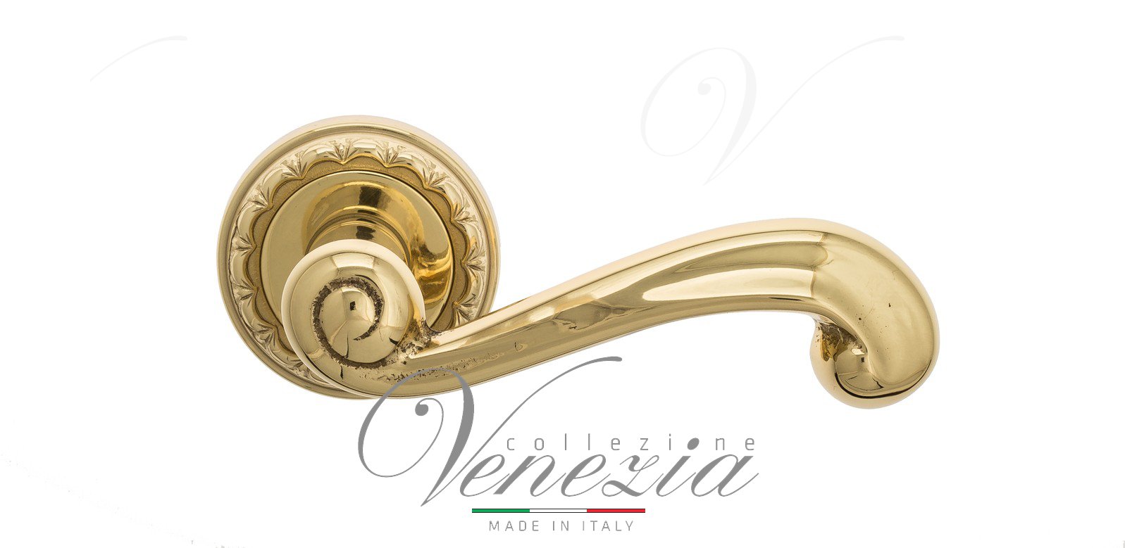 Ручка дверная VENEZIA CARNEVALE D2 полированная латунь