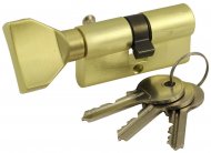 Цилиндровый механизм VANTAGE VC60-5 SB 60 мм к/в  золото мат.