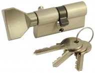 Цилиндровый механизм VANTAGE VC60-5 SN 60 мм к/в никель