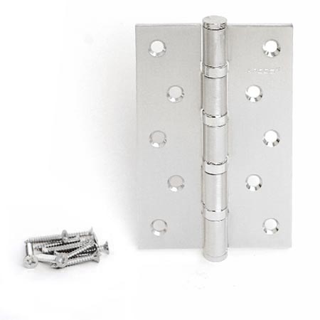 Петля универ. APECS 120*80-B4-Steel-NIS никель
