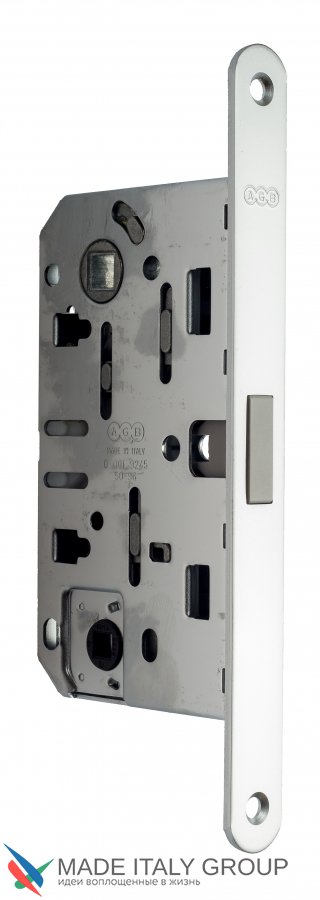 Защелка дверная AGB В06102.50.34 MEDIANA POLARIS, магнит, мат.хром
