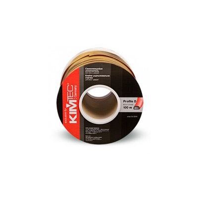 Уплотнитель KimTec D 9*7,5 бухта 100м, черный, 04-14-41